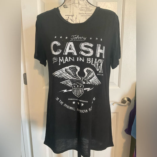 Johnny Cash T-Shirt by Zion Sportswear - Black