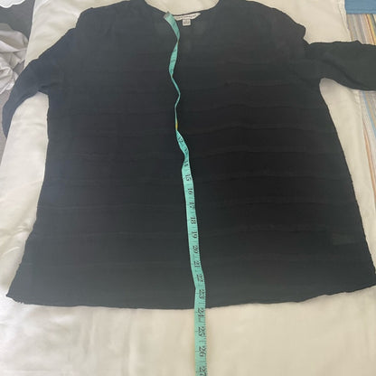 Counterparts Elegant Black Sheer Women's Top