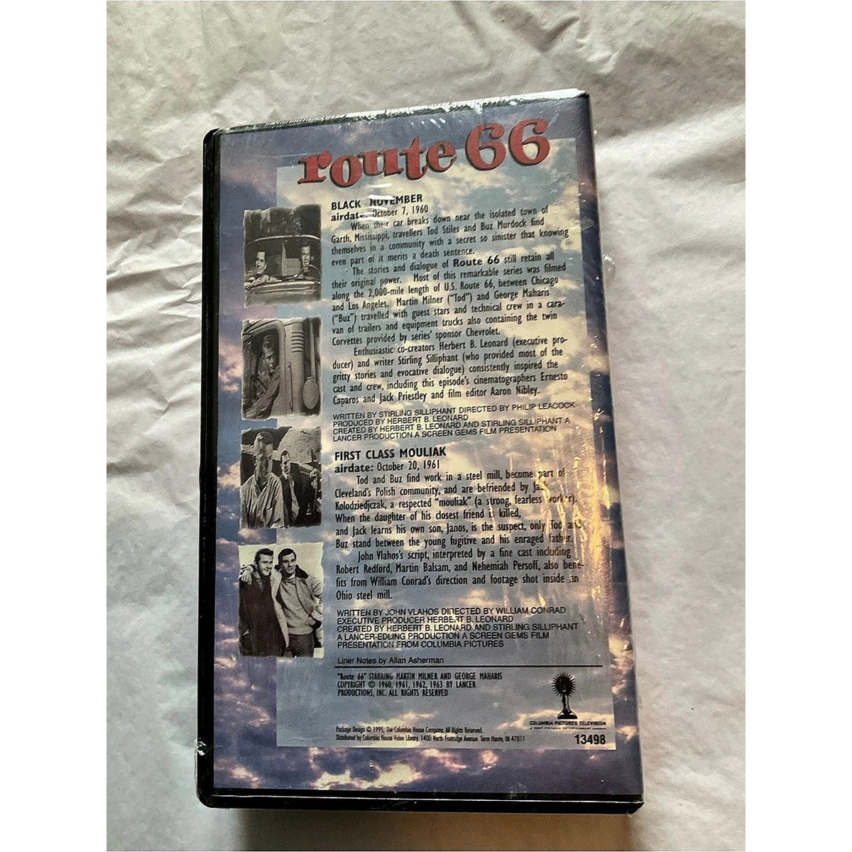 Route 66 The Collector's Edition Vintage TV Series VHS Tape