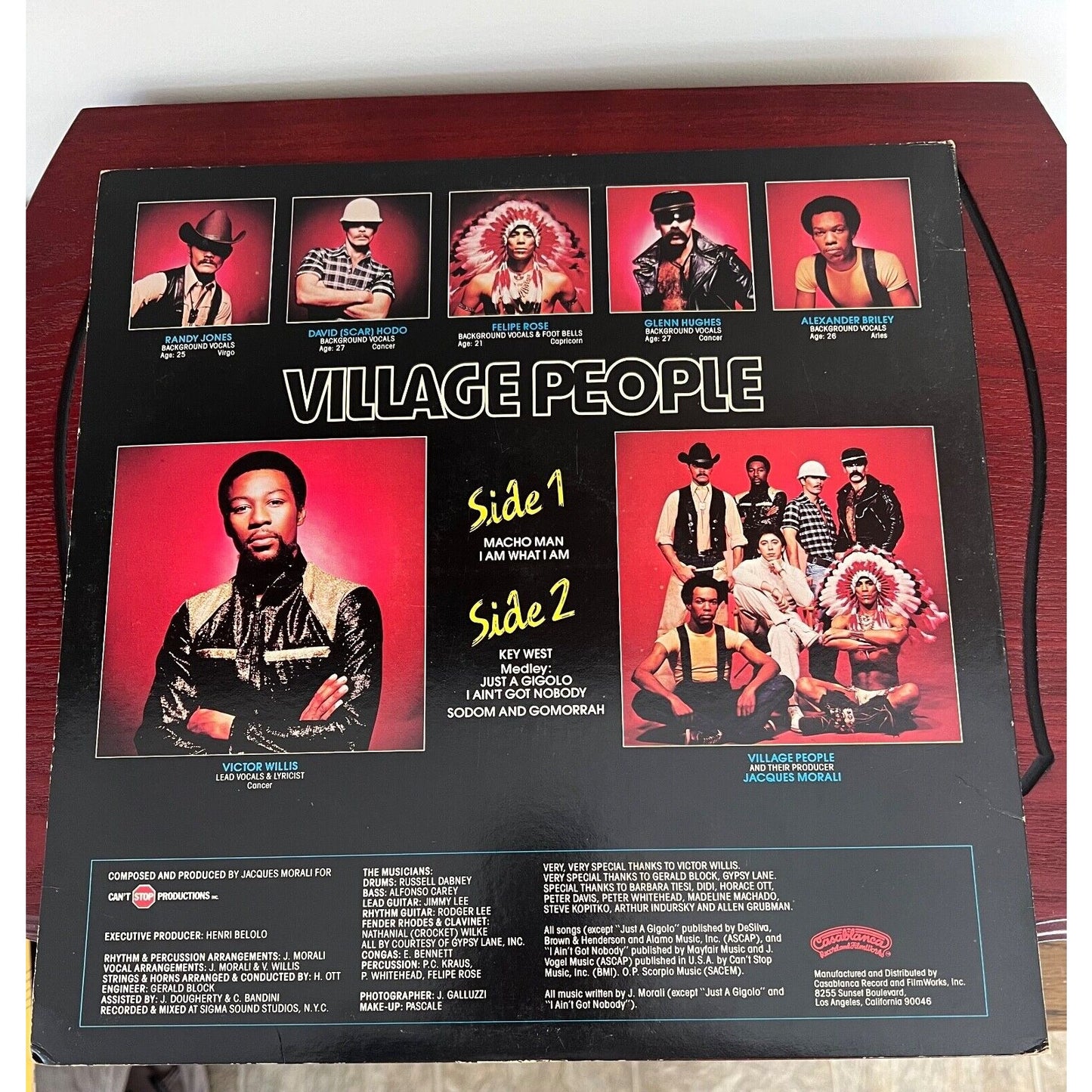 Village People Macho Man Vinyl 1978 Casablanca LP, Disco