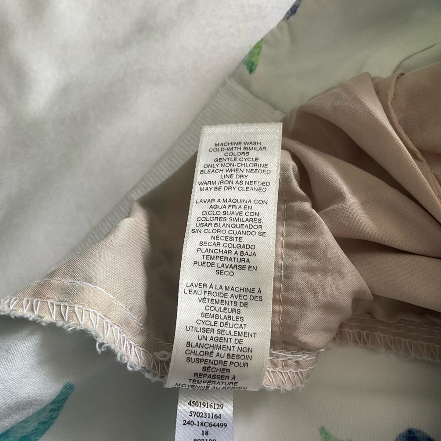 Chico's Floral Print Capris - White, Blue, Pink, Green