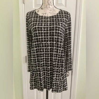 Rafaella Black and White Checked look Tunic