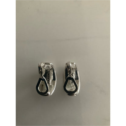 Napier Silver-Tone Dome Clip-On Earrings with Beaded Edge