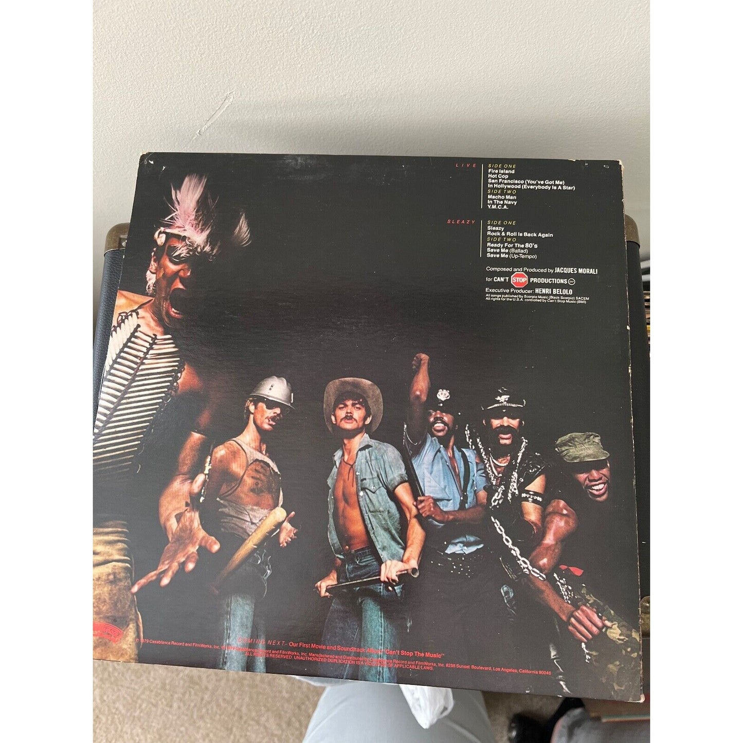 Village People - Live and Sleazy - 2 LP Gatefold - 1979 Casablanca Records