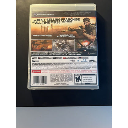 Call of Duty: Black Ops 1 (Sony PlayStation 3, 2010) PS3 Complete With Manual
