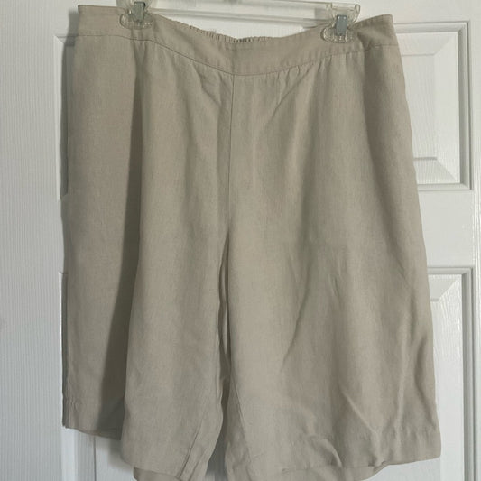Coldwater Creek Women's Tan Bermuda Shorts