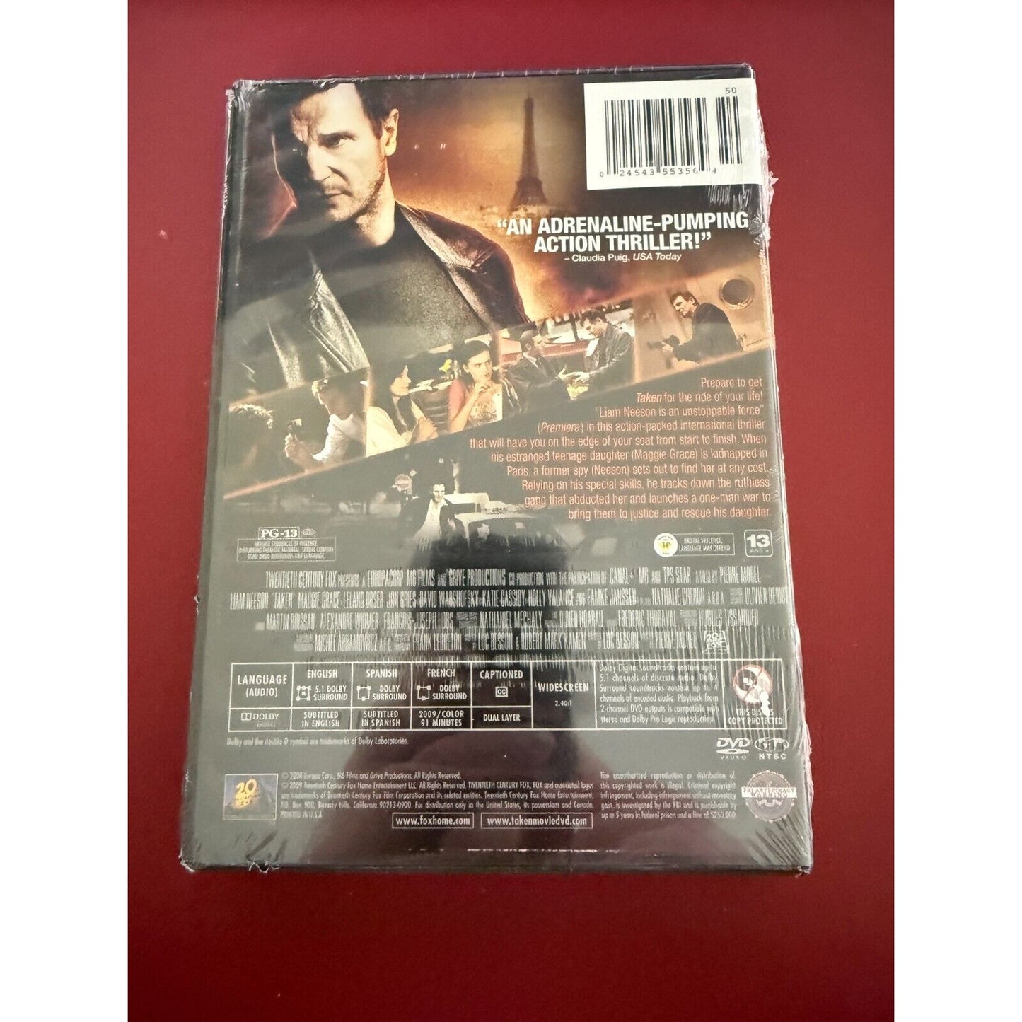 Taken (DVD, 2009, Widescreen, Rental Exclusive)