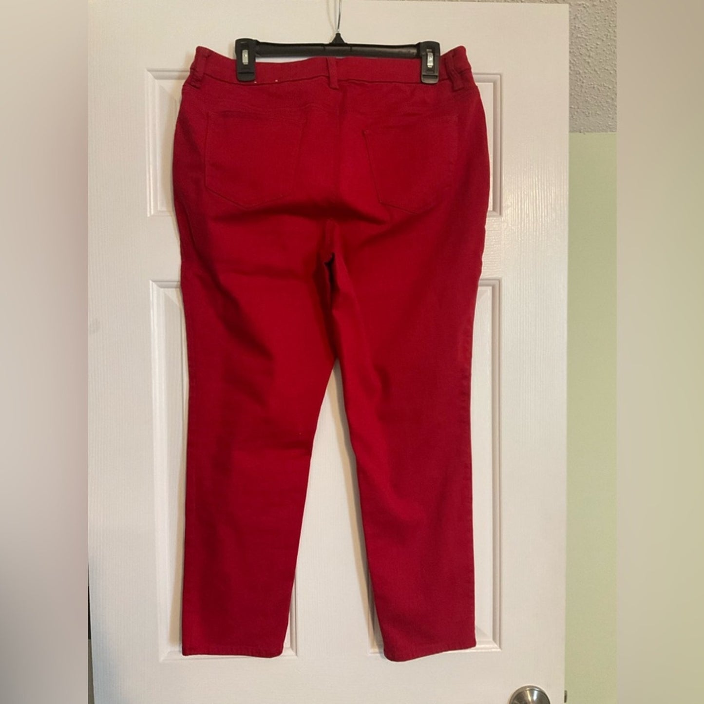 Chico's Red Ankle Pants