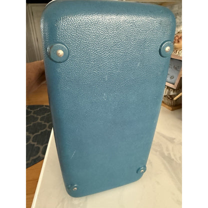 Vintage Samsonite Sherbrooke Luggage Makeup Case Turquoise/ Dark Teal