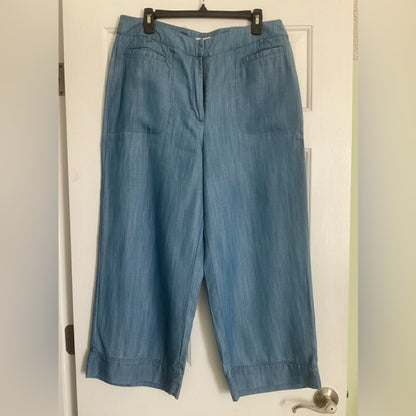 crown & ivy Blue Wide Leg Pants