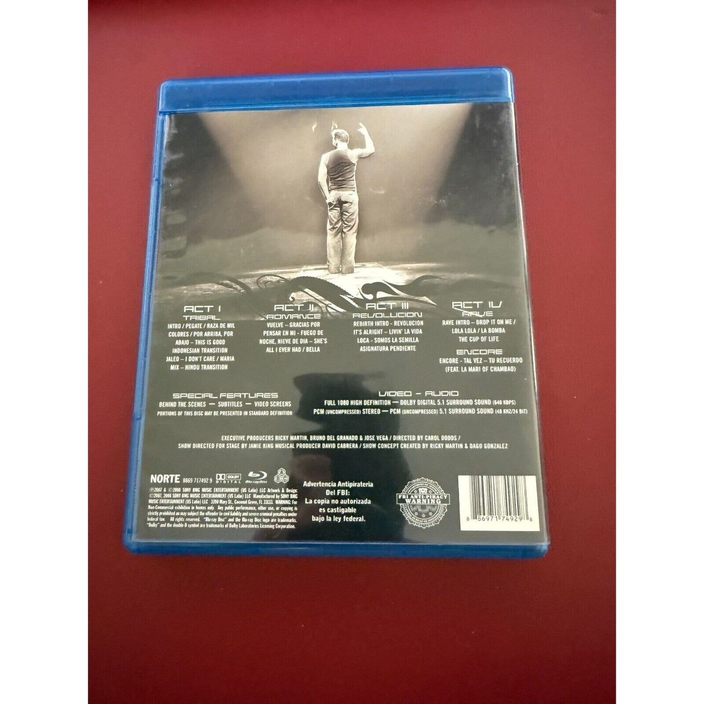 Ricky Martin...Live Black & White Tour [Blu-ray]
