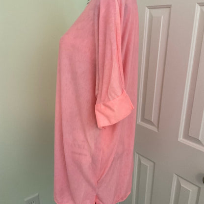 Soft Surroundings Long Tunic Top - Peach color