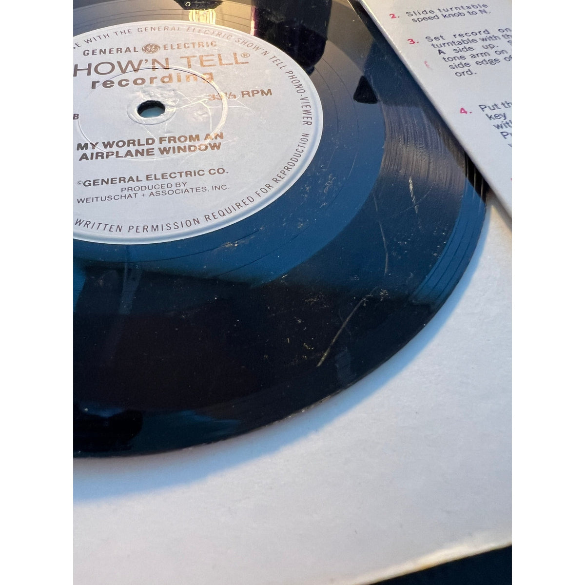 Show'N Tell Picturesound Program Alice in Wonderland WD 106 Vinyl LP Record