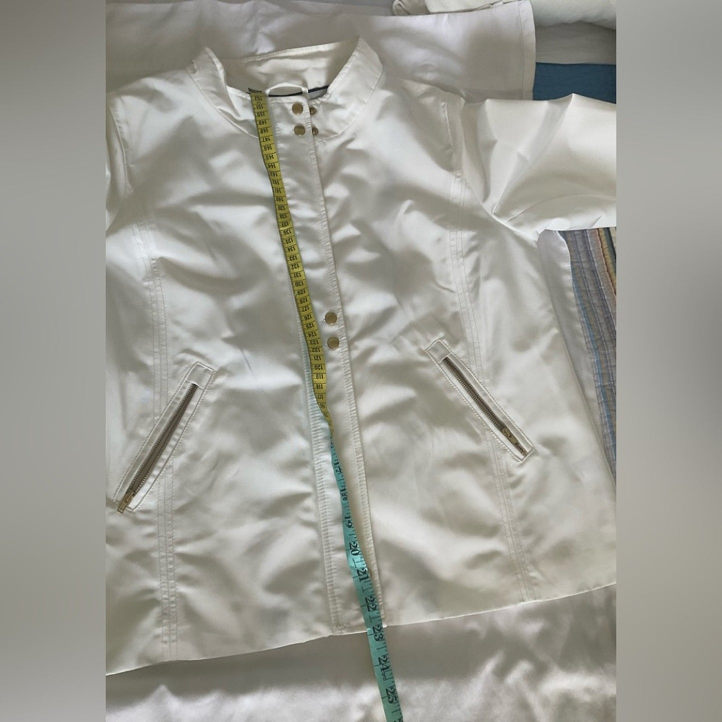 Crown & Ivy Women's White Jacket