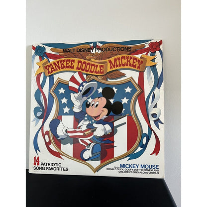 Walt Disney Productions’ Yankee Doodle Mickey Vinyl Record 2511