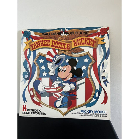 Walt Disney Productions’ Yankee Doodle Mickey Vinyl Record 2511