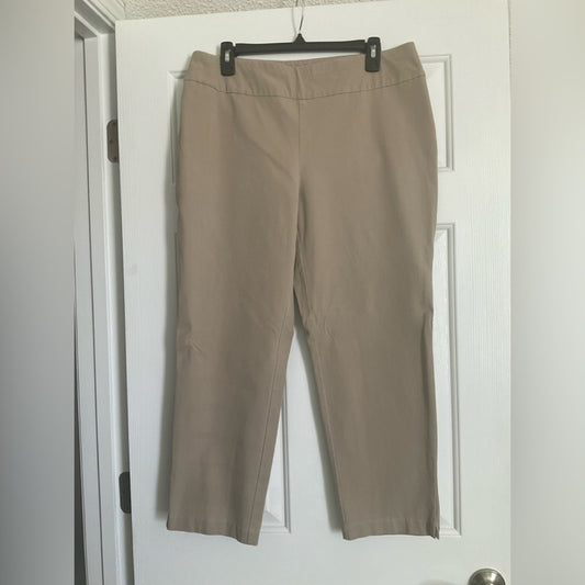 Chico's Classic Tan Ankle Pants