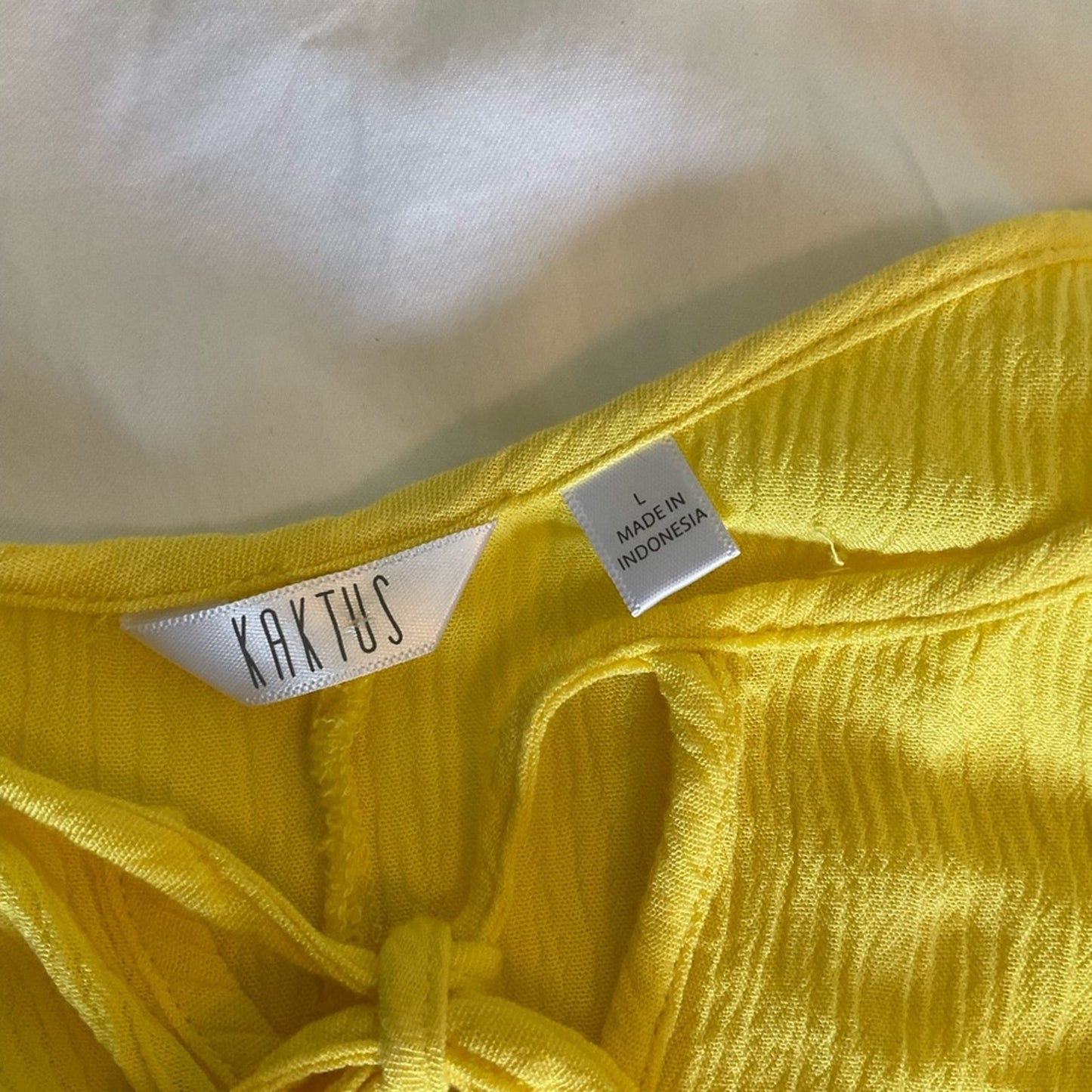 Kaktus Yellow tank Dress