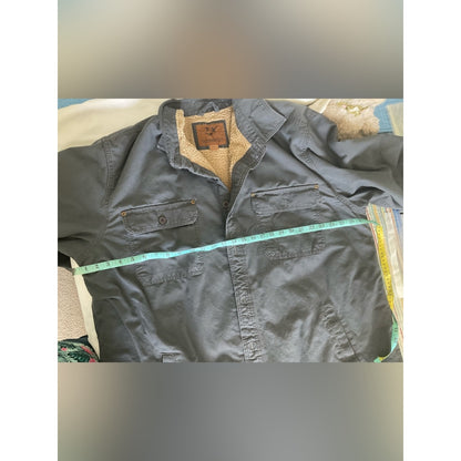 Outdoor Life Sherpa-Lined Men's Gray Jacket XL