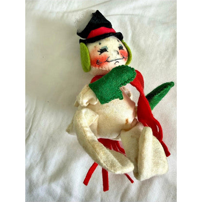 Annalee Vintage Holiday snowman doll