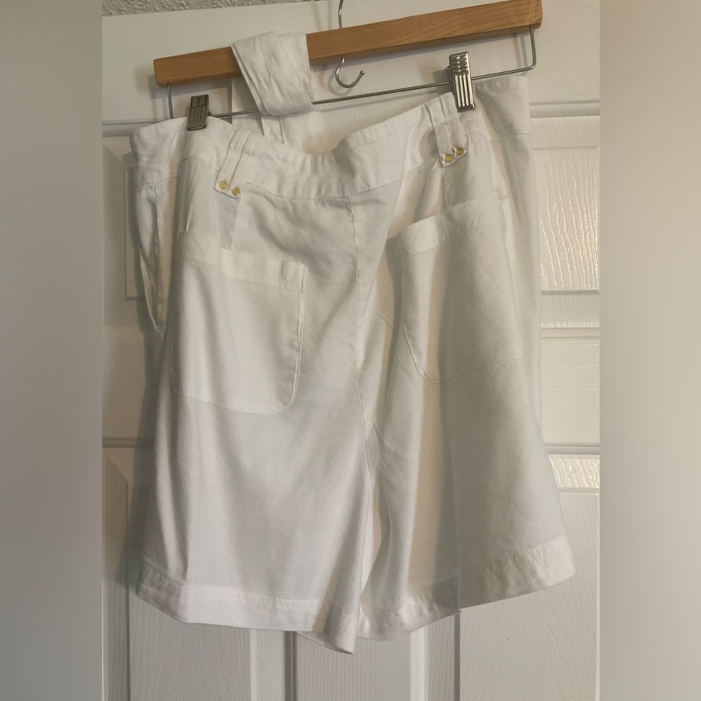 I.N.C International Concepts White High Waist Women's Shorts