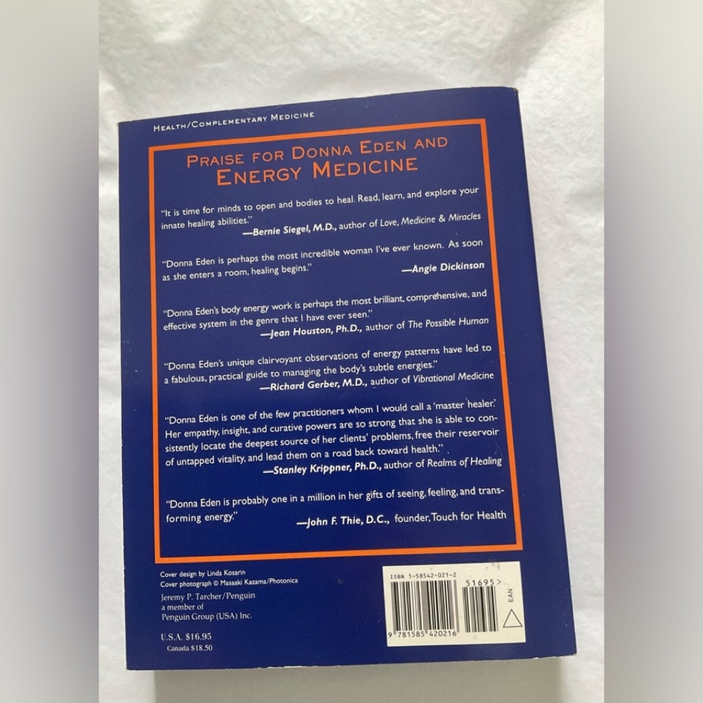 Energy Medicine Book by Donna Eden