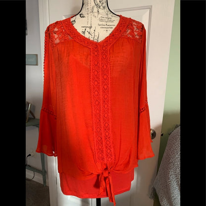 Multiples Orange tunic top - Brand new