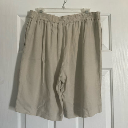 Coldwater Creek Women's Tan Bermuda Shorts