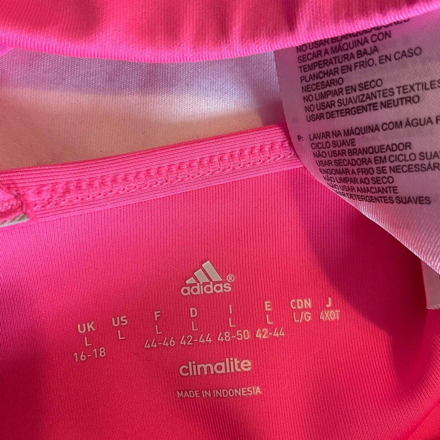 Adidas climalite sports bra