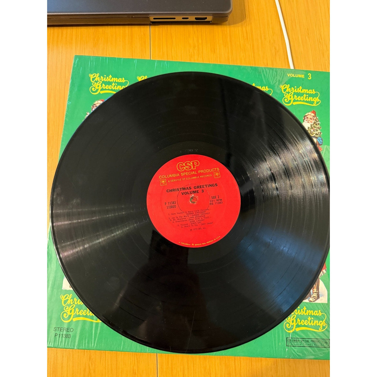 VARIOUS ARTISTS Christmas Greetings Vol. 3 1972 LP Vinyl Record