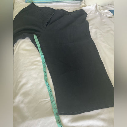 Coldwater Creek Black Linen Capris