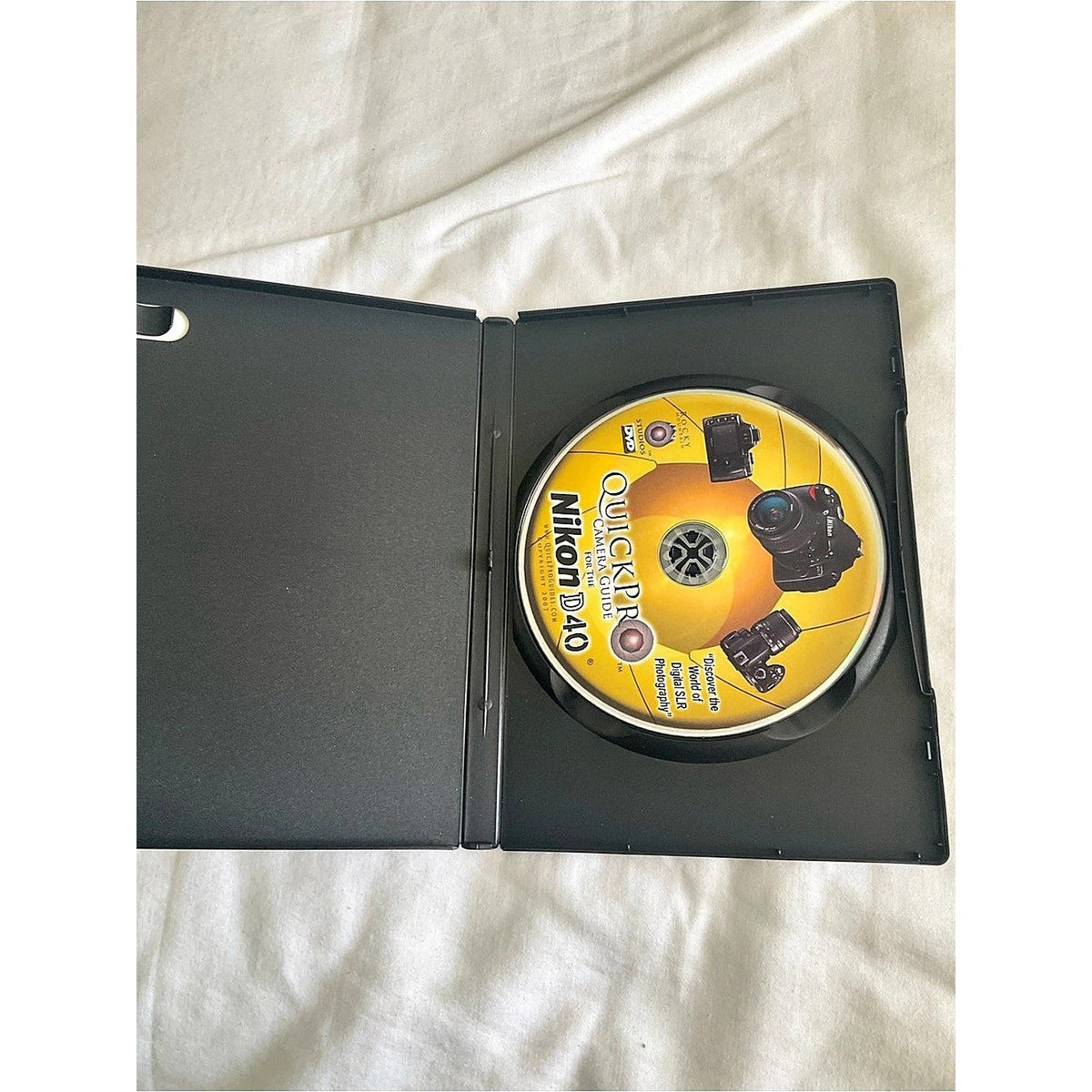QuickPro Nikon D40 Camera Guide DVD Like New