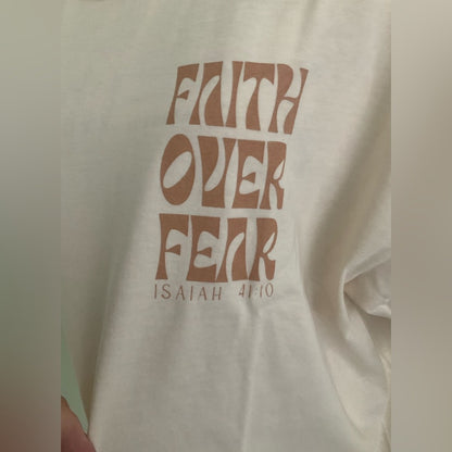 Comfort Colors Cream Faith Graphic Tee