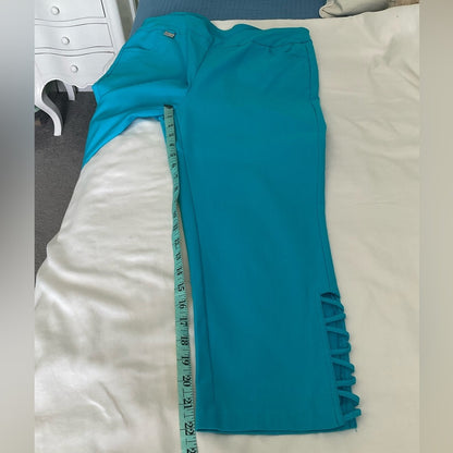 Lulu-B Turquoise Ankle Pants