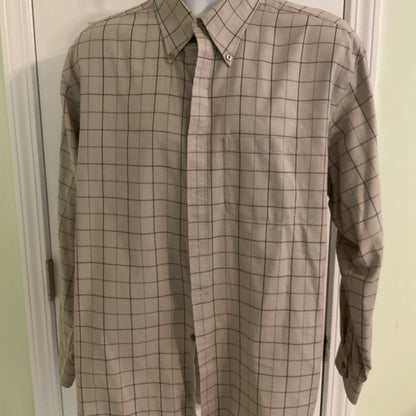 Van Heusen Tan Casual Button Down Shirt