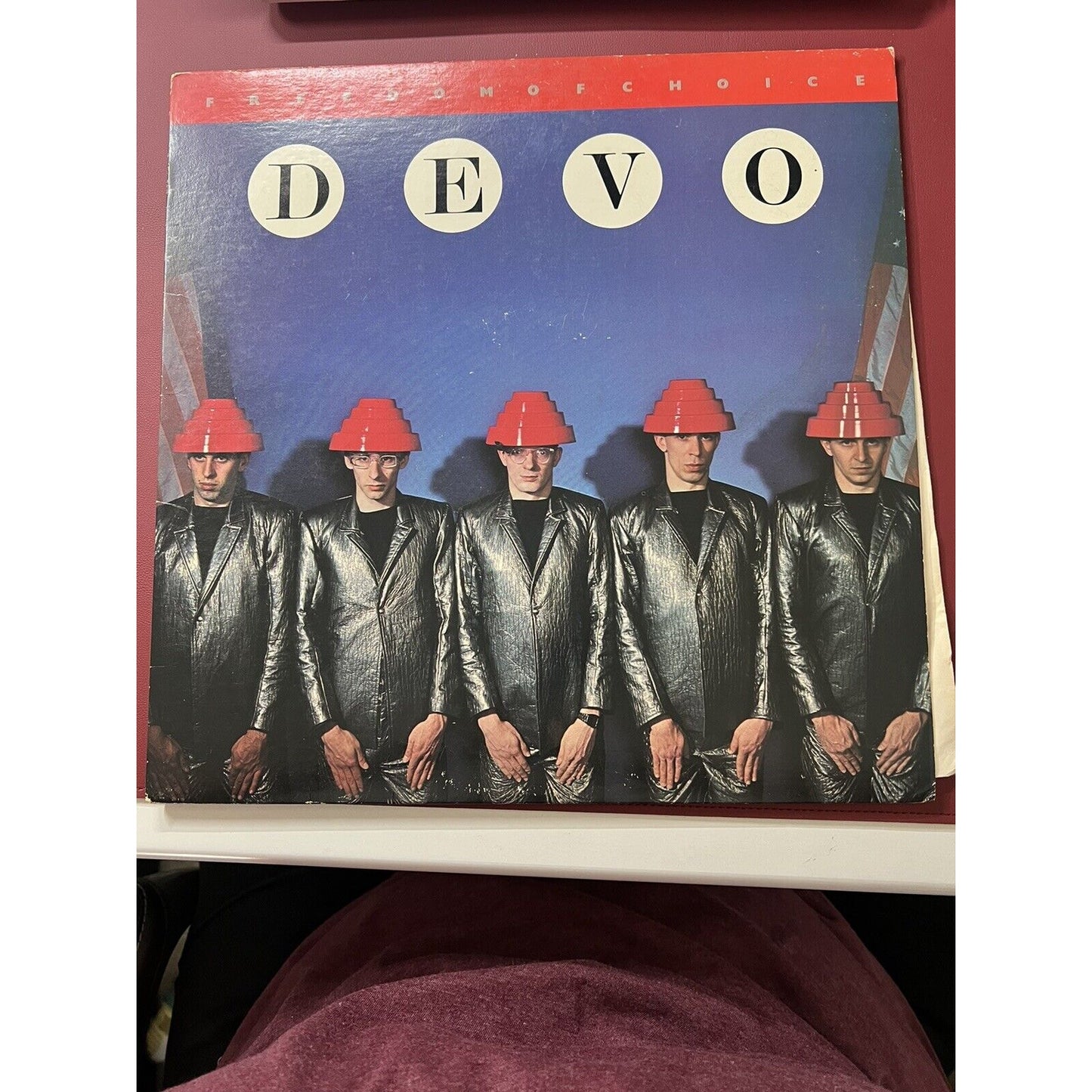 DEVO Freedom Of Choice - 1980 Warmer Bros. LP Whip It - NM