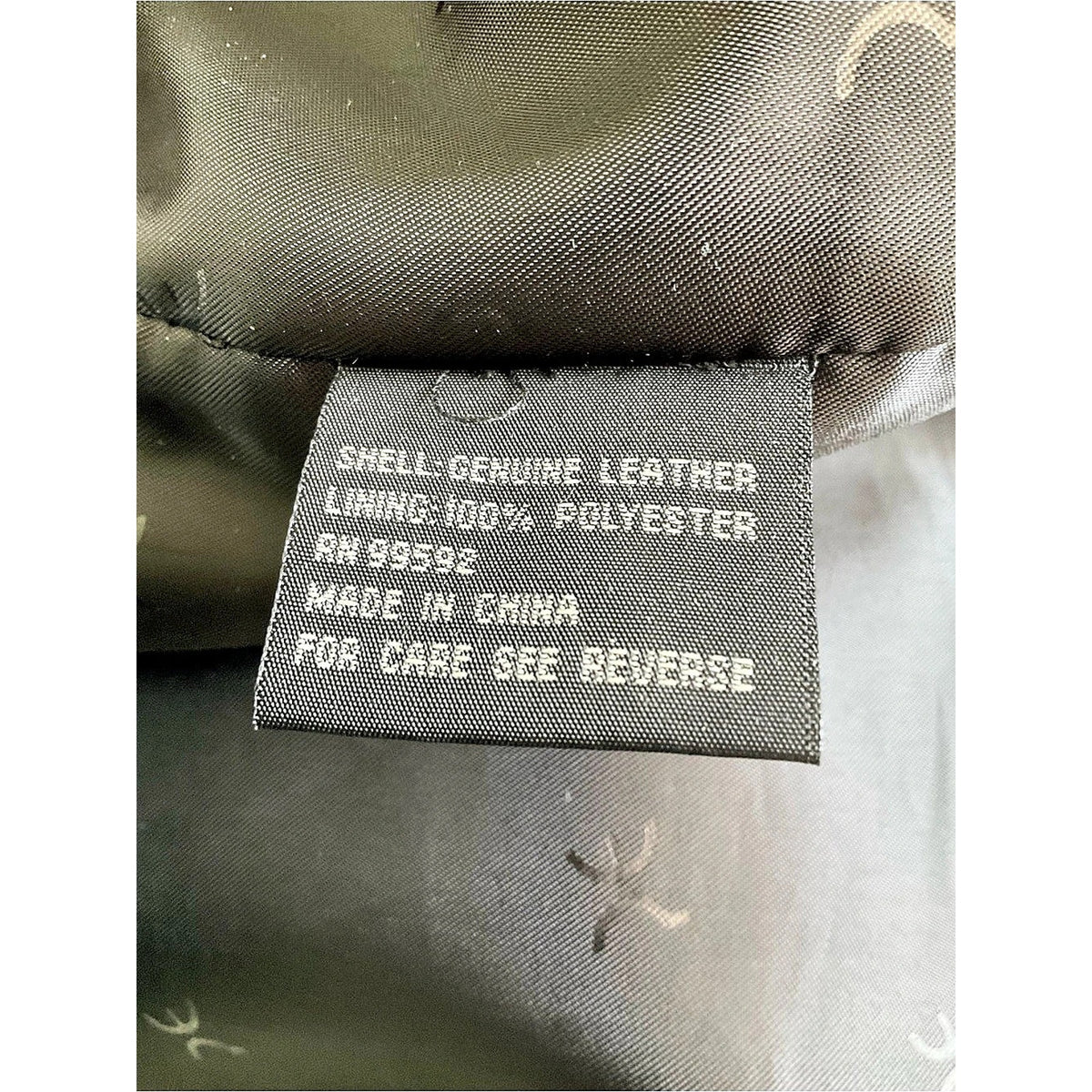 Perry Ellis Portfolio Leather Jacket Black XXL