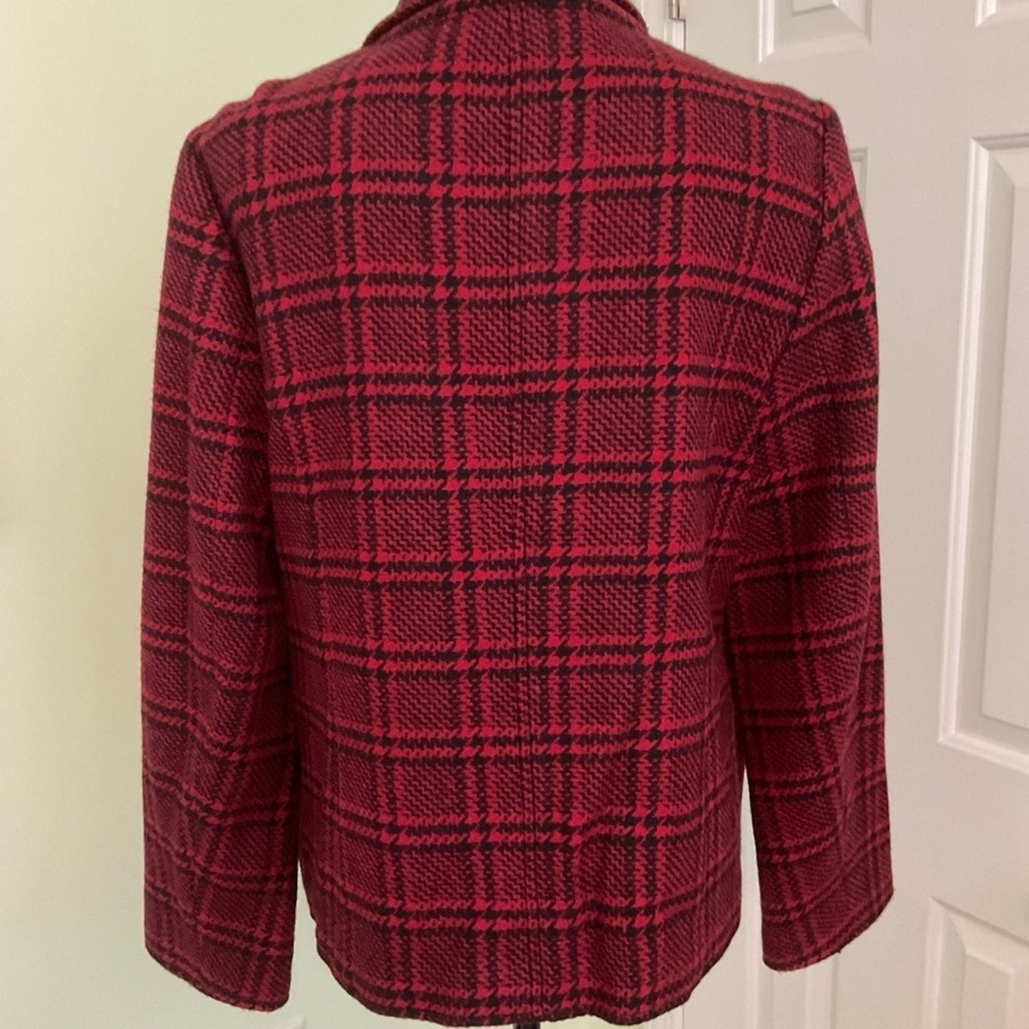 Talbots Red and Black Jacket - Women's