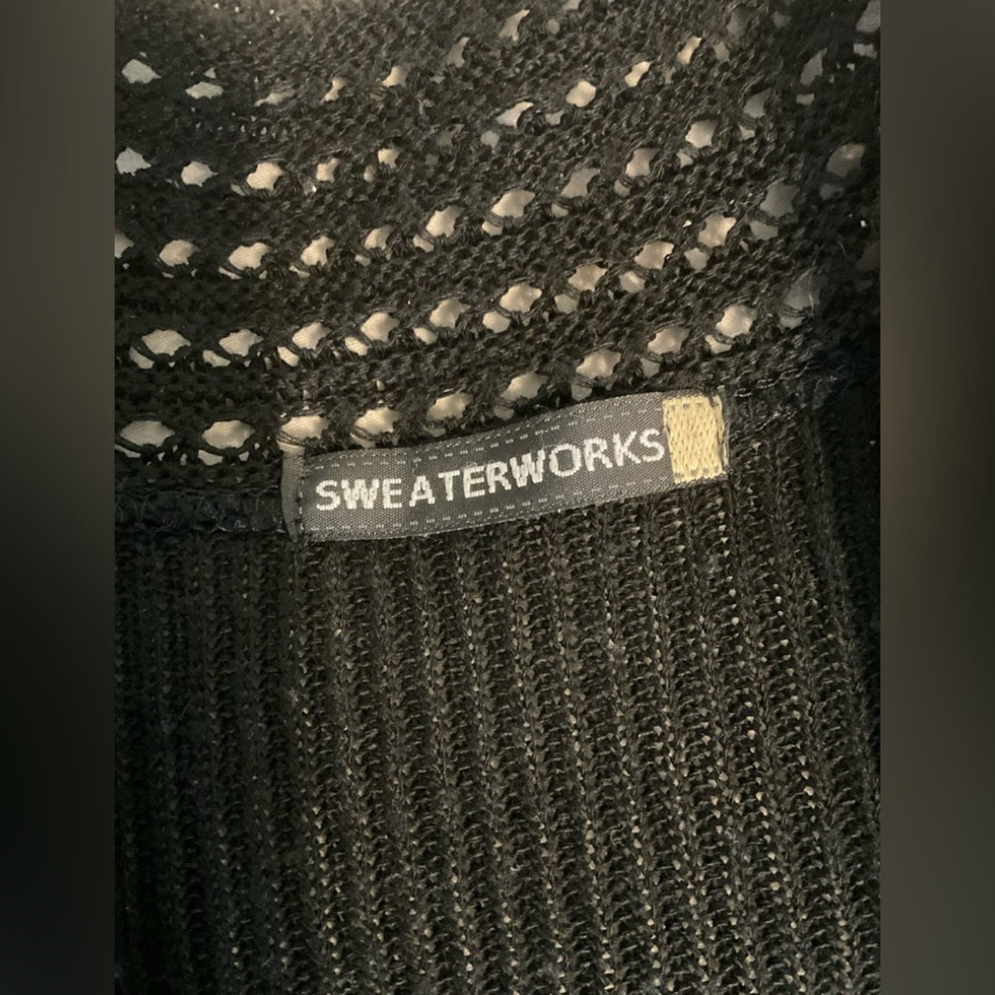 Sweaterworks Black Cardigan Sweater