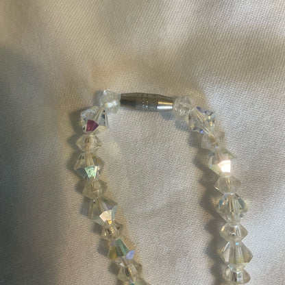 Vintage Dazzling Acrylic clear Necklace