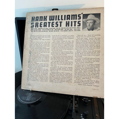 HANK WILLIAMS - Greatest Hits (14 Of The Best) - 12" Vinyl Record LP - EX