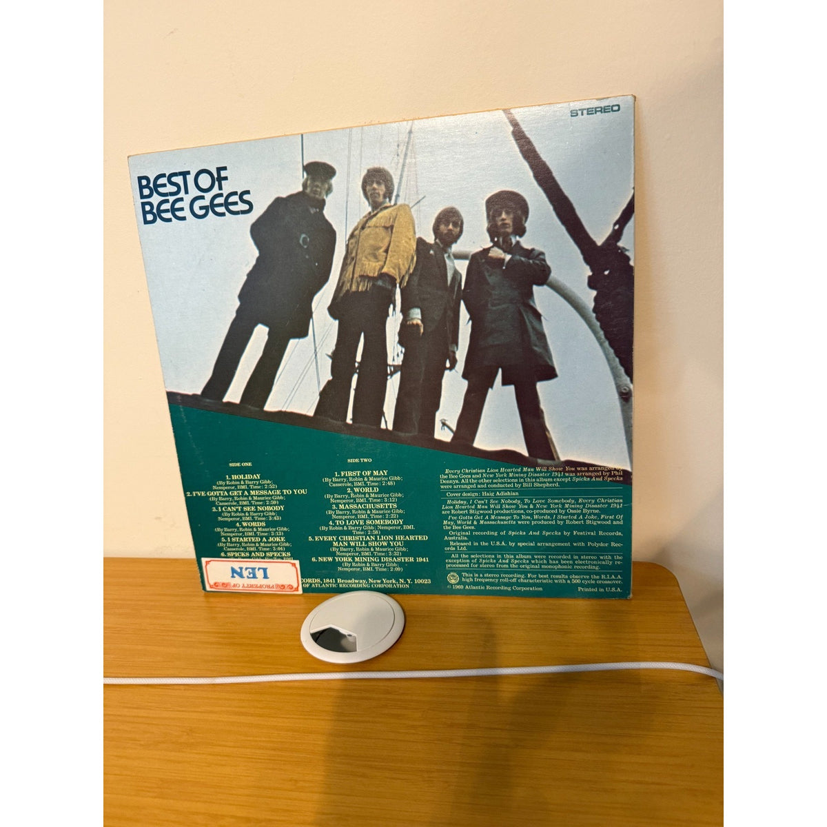 THE BEST OF BEE GEES - ATCO SD 33-292 - LP Vinyl Record