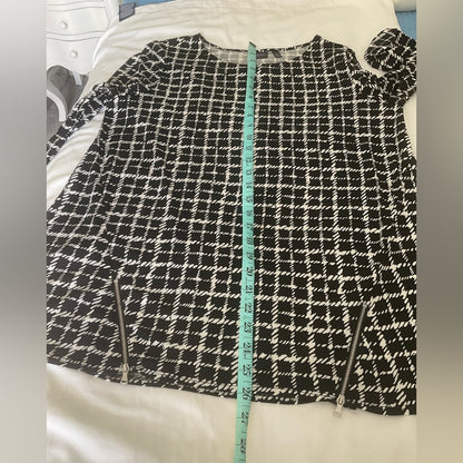 Rafaella Black and White Checked look Tunic