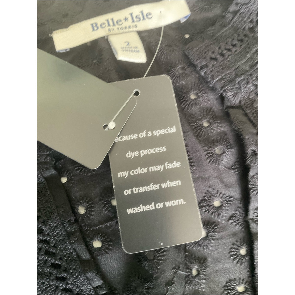 Torrid Black Eyelet Long-Sleeve Tunic Top