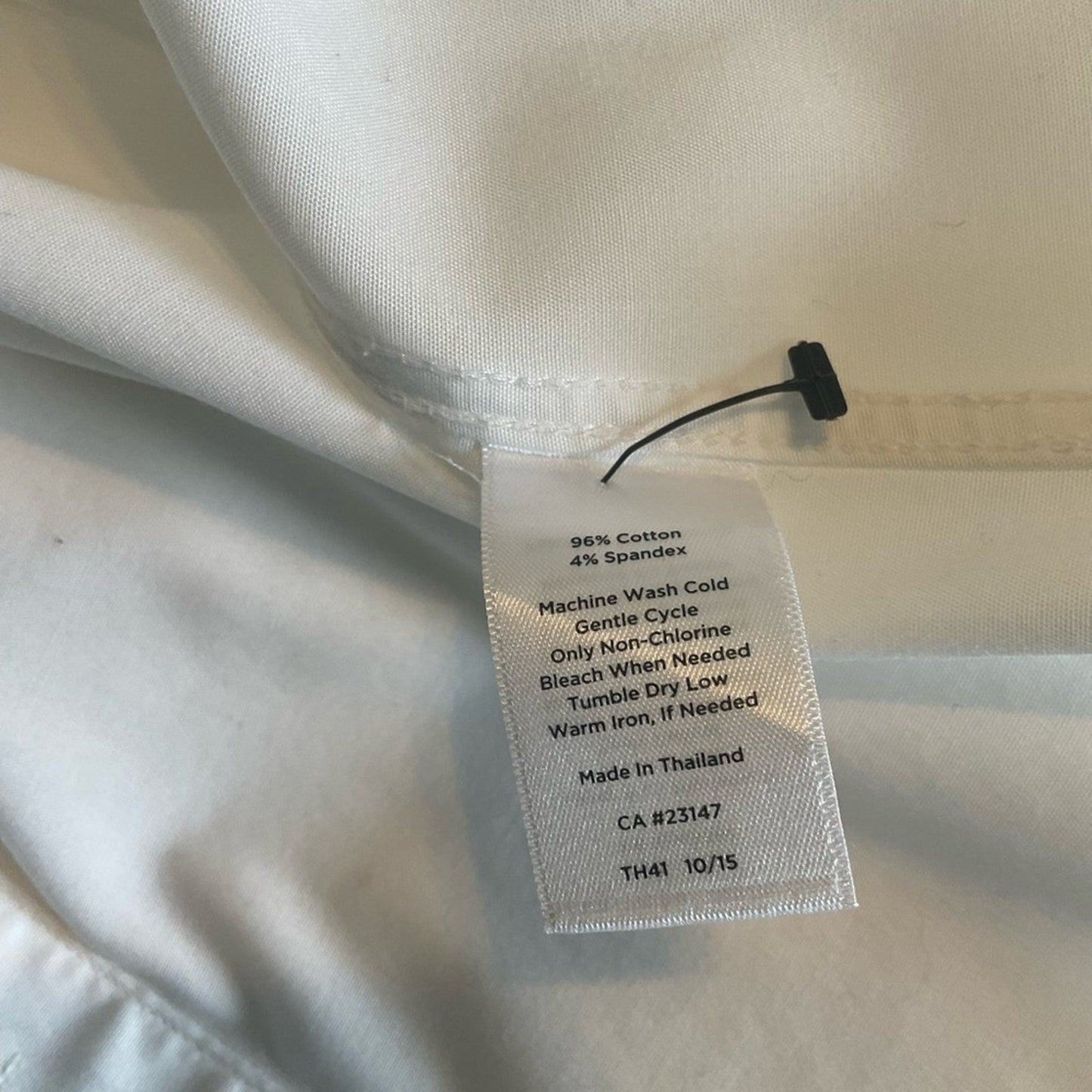 Talbots White Sleeveless Blouse