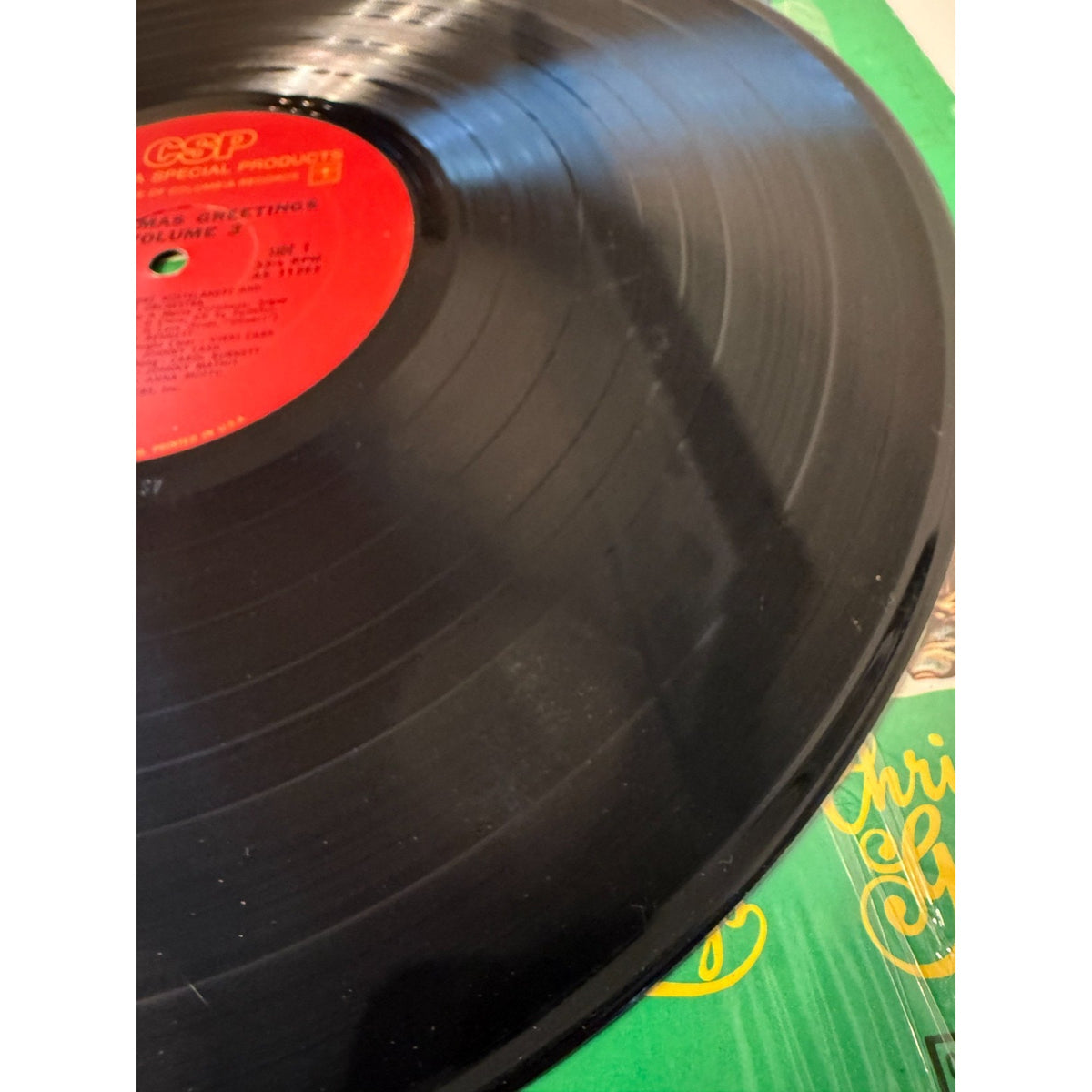 VARIOUS ARTISTS Christmas Greetings Vol. 3 1972 LP Vinyl Record