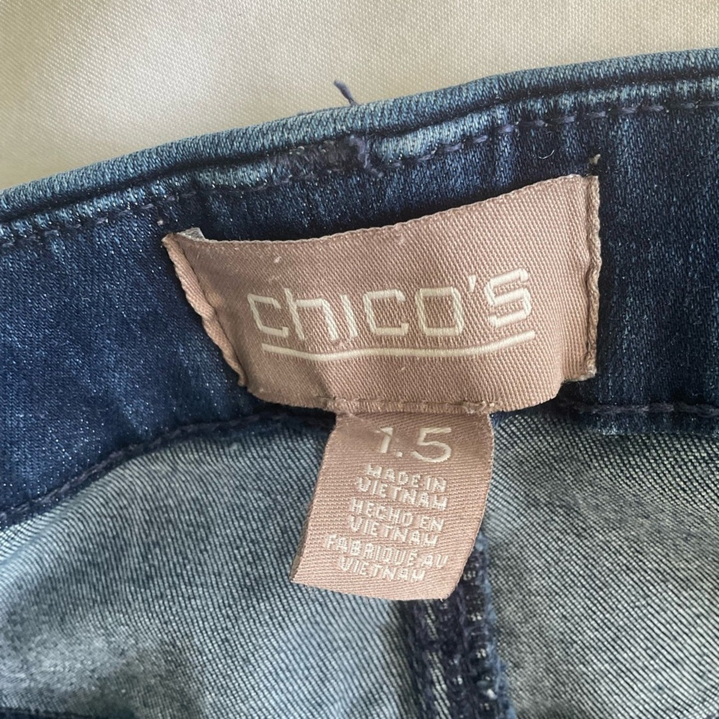 Chico's Deep Indigo Denim Pants