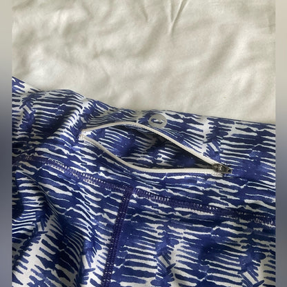 Vineyard Vines Blue and White Patterned Yoga/athletic Pants