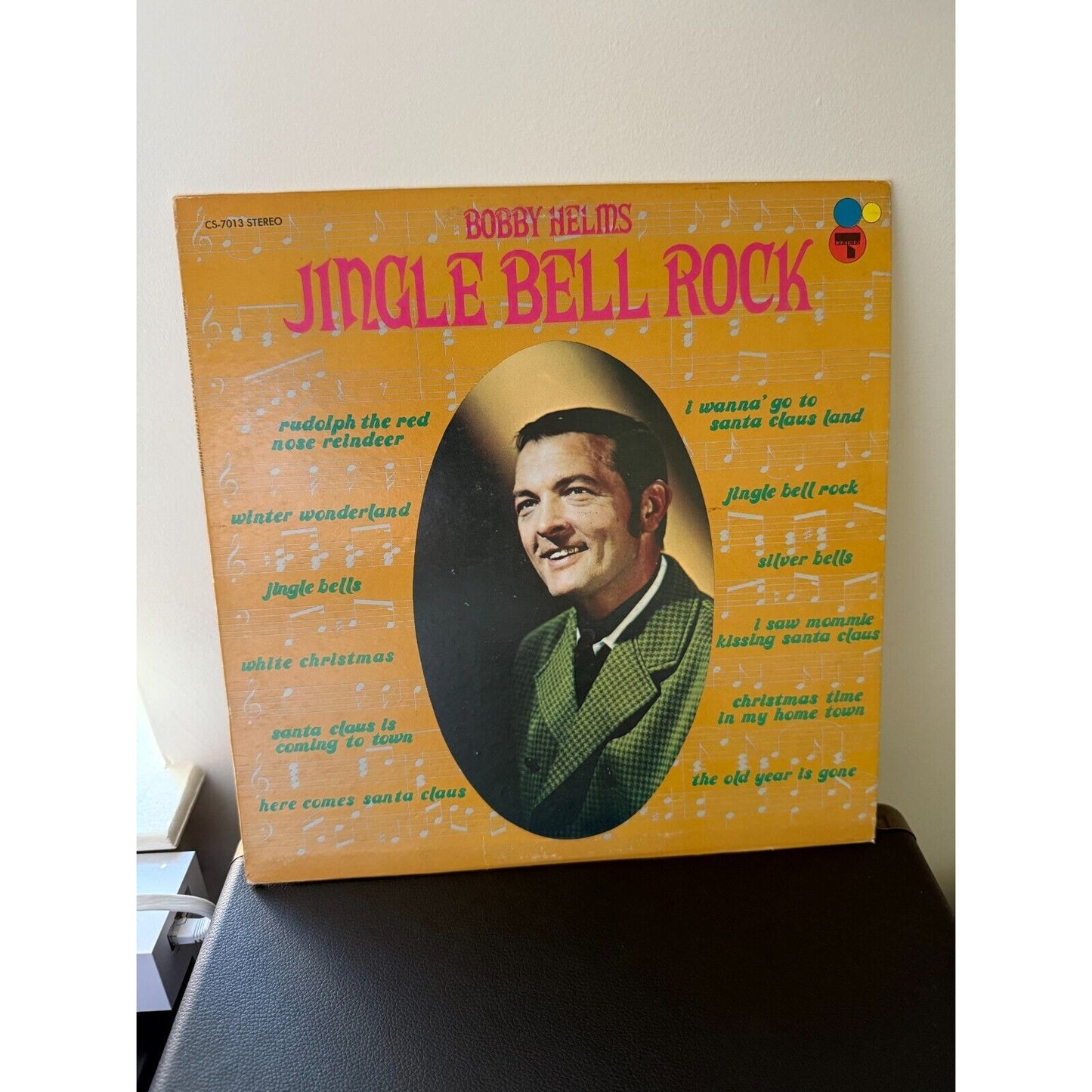 BOBBY HELMS Jingle Bell Rock Vinyl LP 1970 Christmas