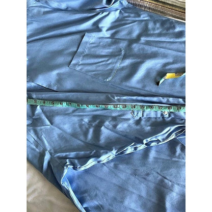Pronto Uomo Blue Cotton Dress Shirt Size 19 34/35